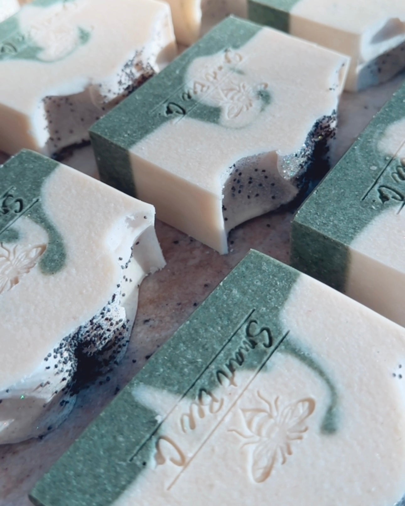 Sparkling Apple Blossom Salt Soap