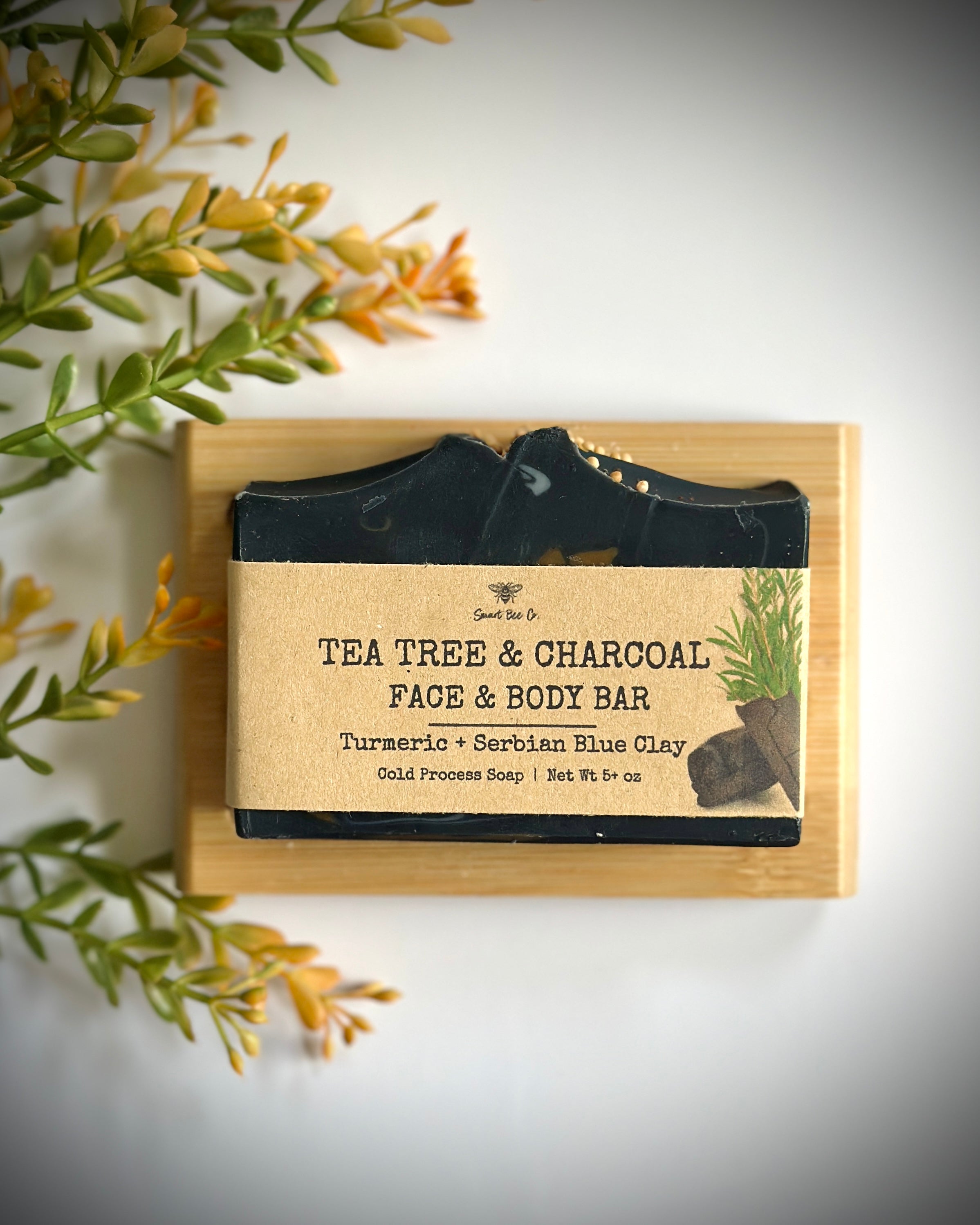 Tea Tree & Charcoal Face Body Soap