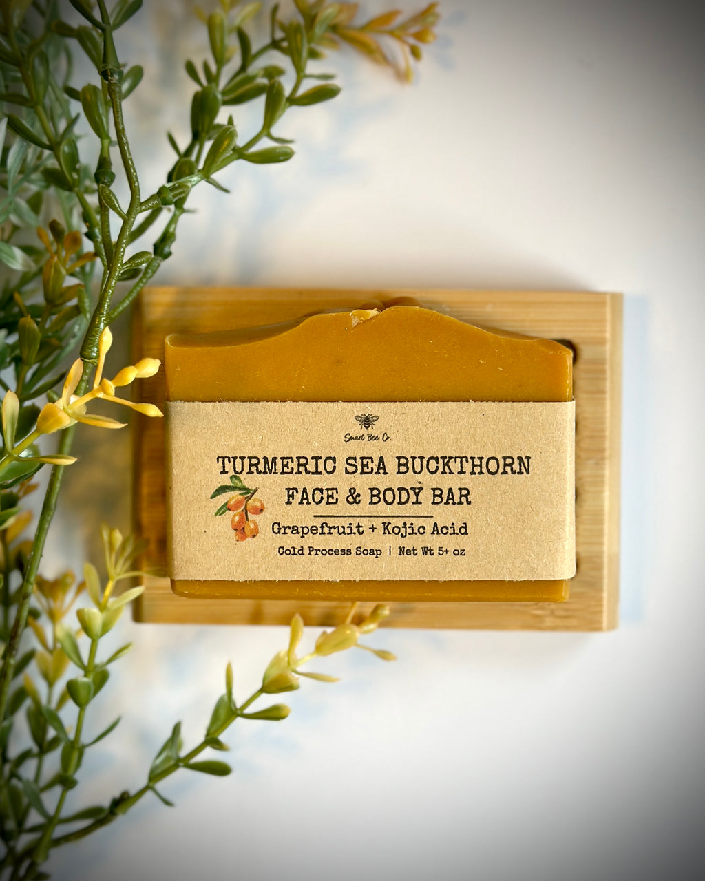 Turmeric Sea Buckthorn Face Body Soap