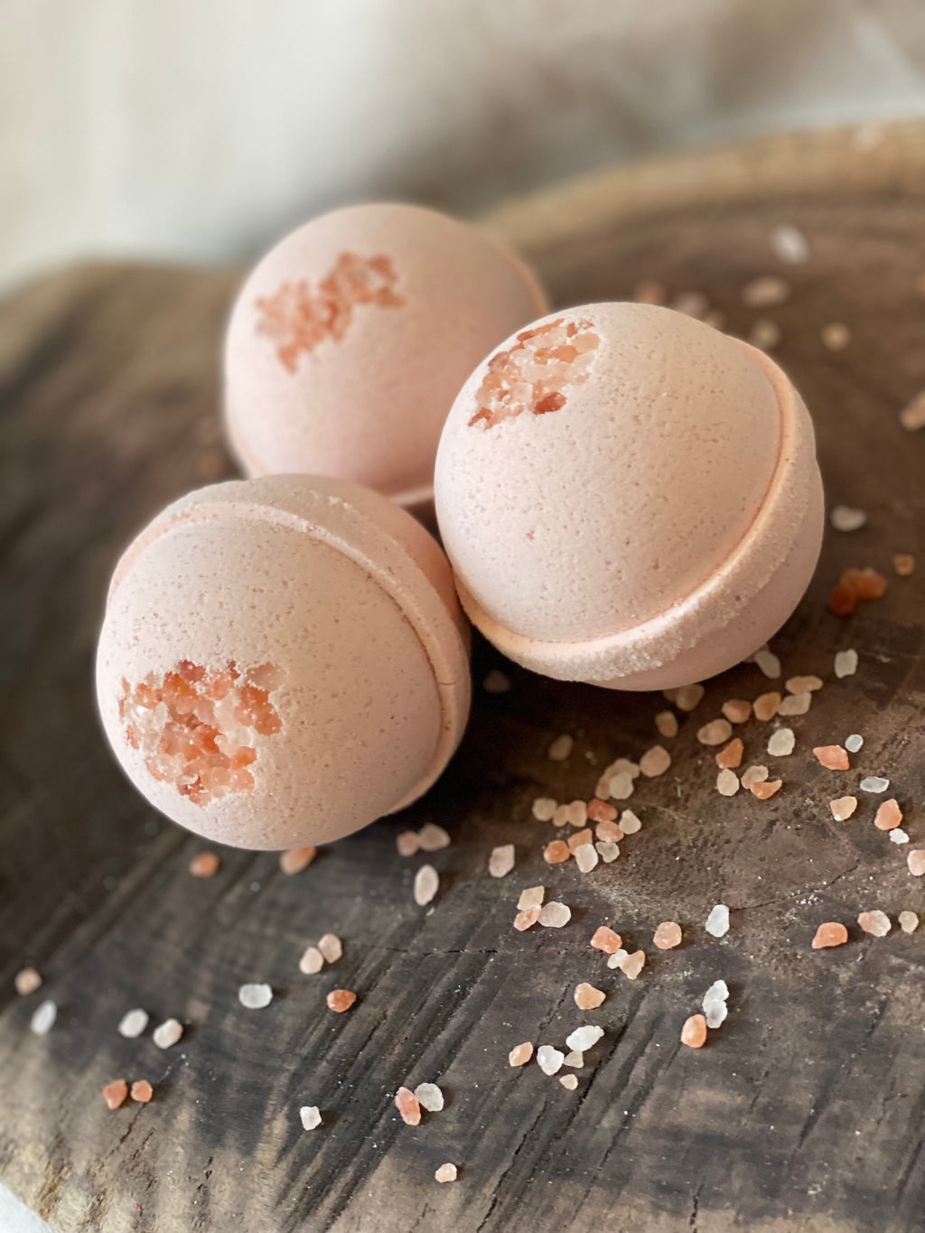 Pink Salt Fizzy Bath Bomb