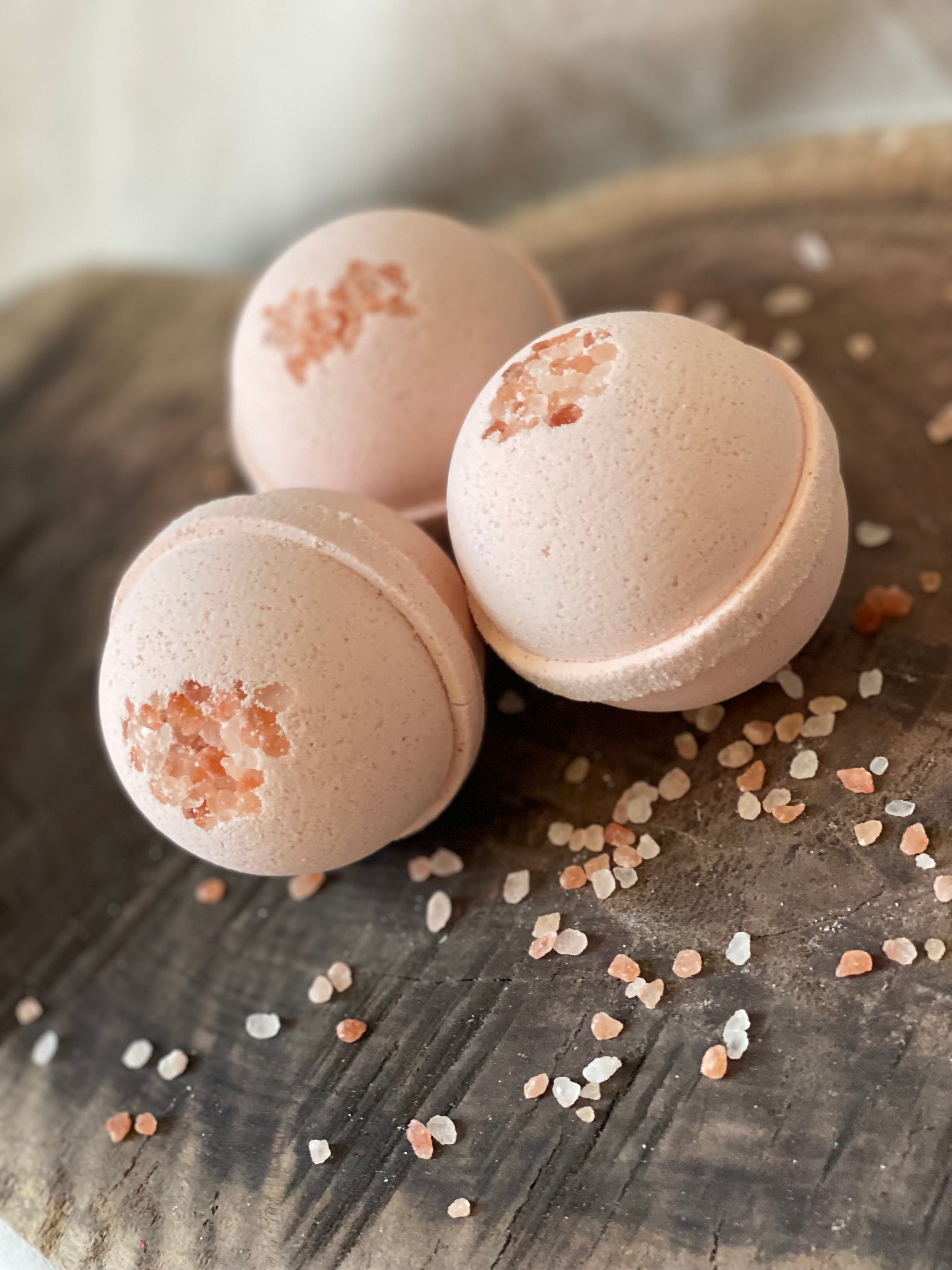 Pink Salt Fizzy Bath Bomb