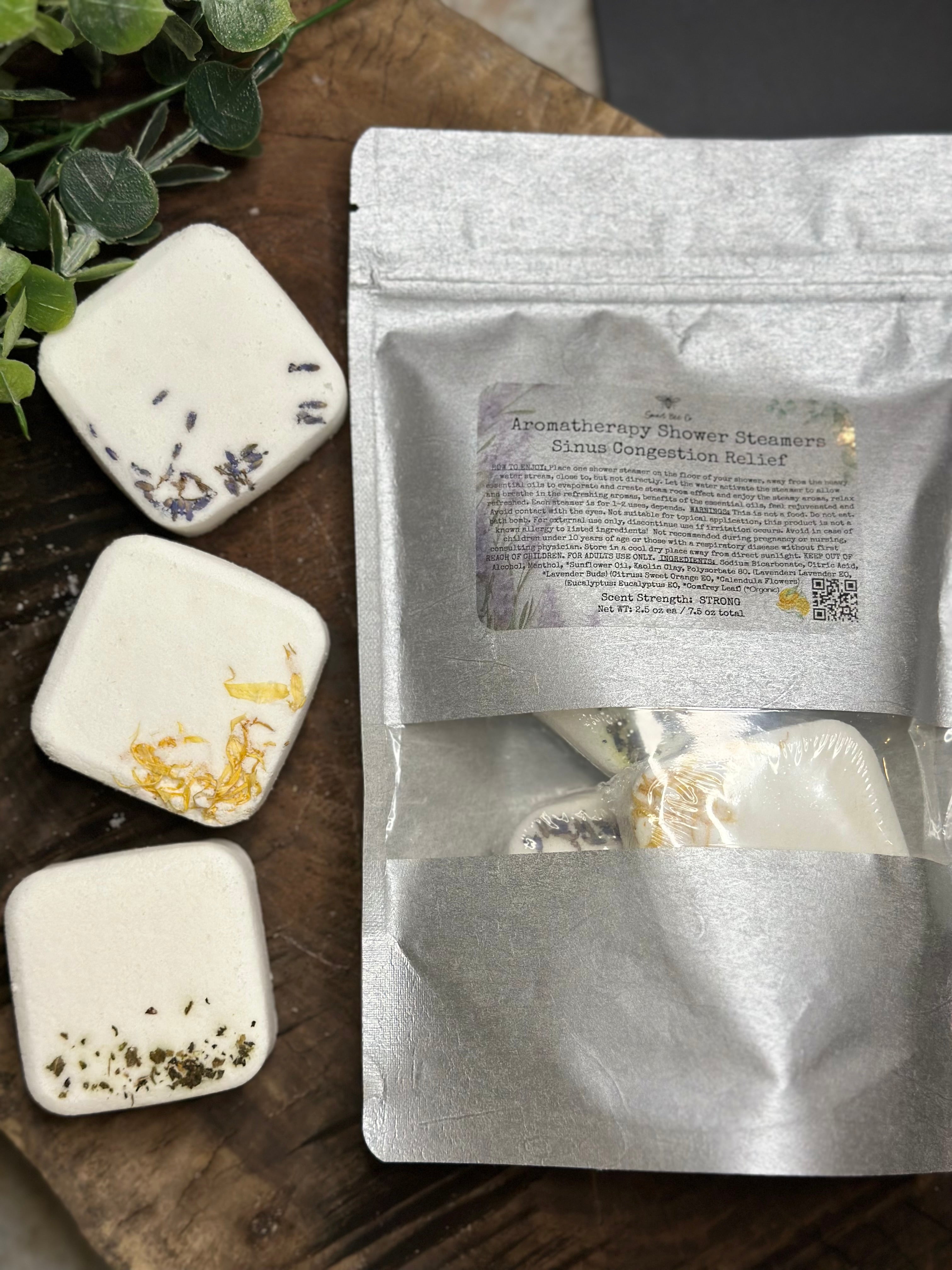 3 Pack Aromatherapy Shower Steamers