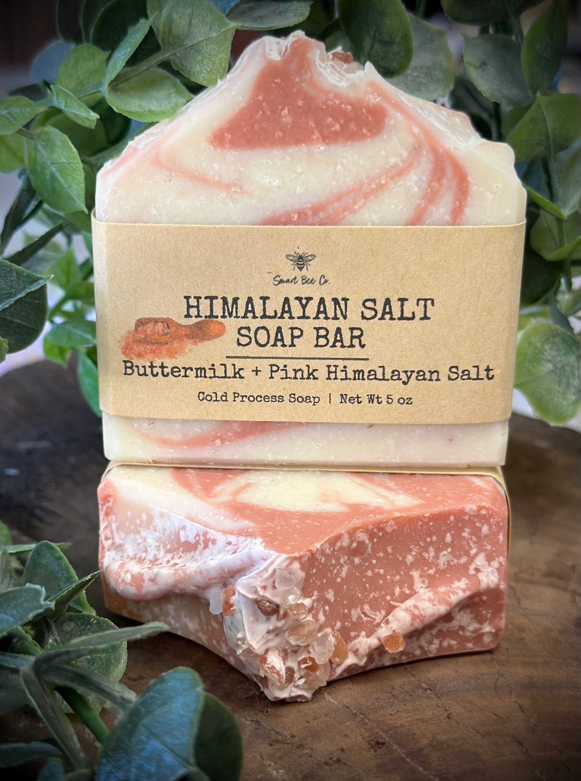 Himalayan Pink Salt Soap - front 