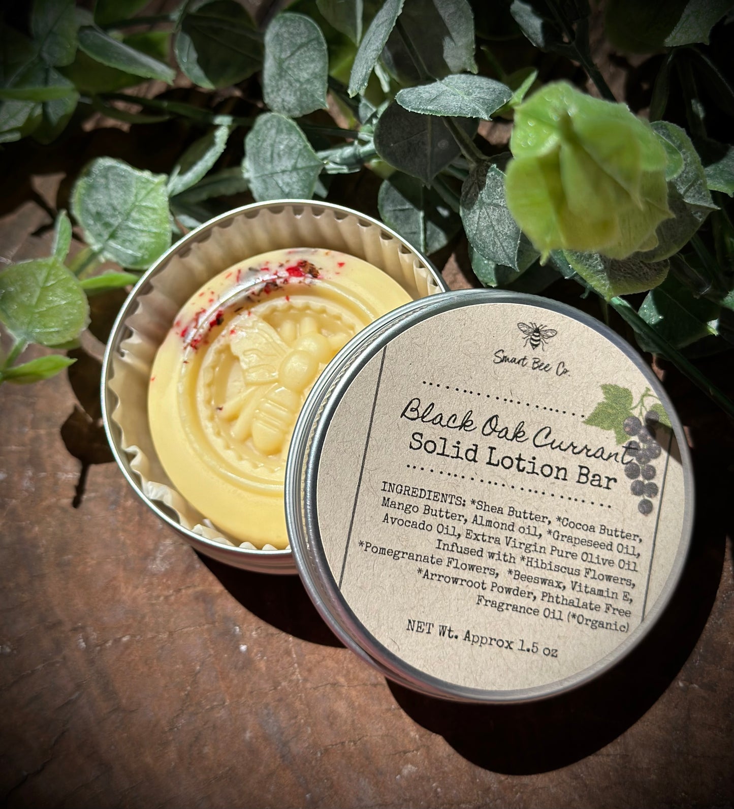 Black Oak Currant Solid Lotion Bar