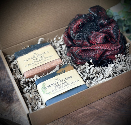 Handmade men’s soap gift box