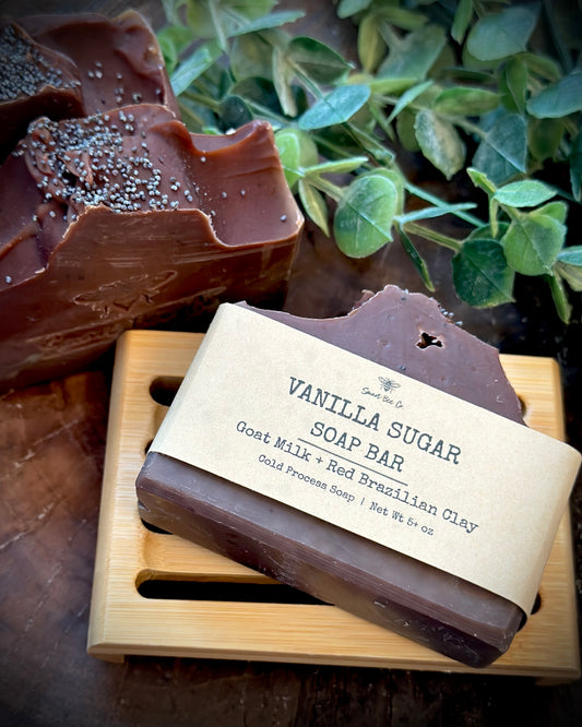 Handmade natural watermelon vanilla sugar soap