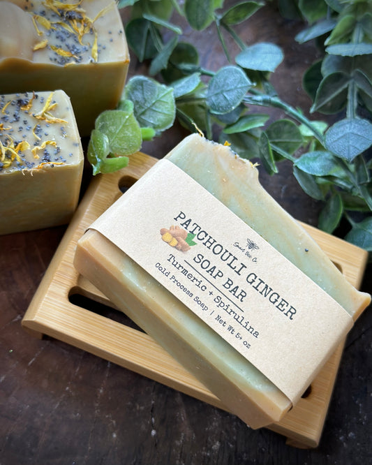 Patchouli Ginger handmade soap