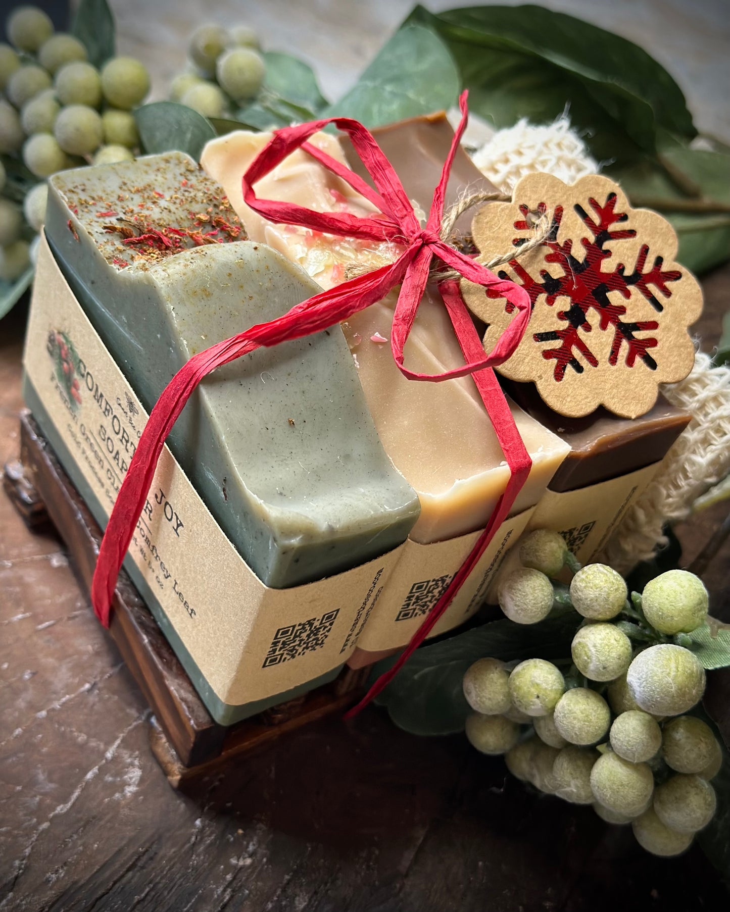 Christmas Soap Bars + Gift Set