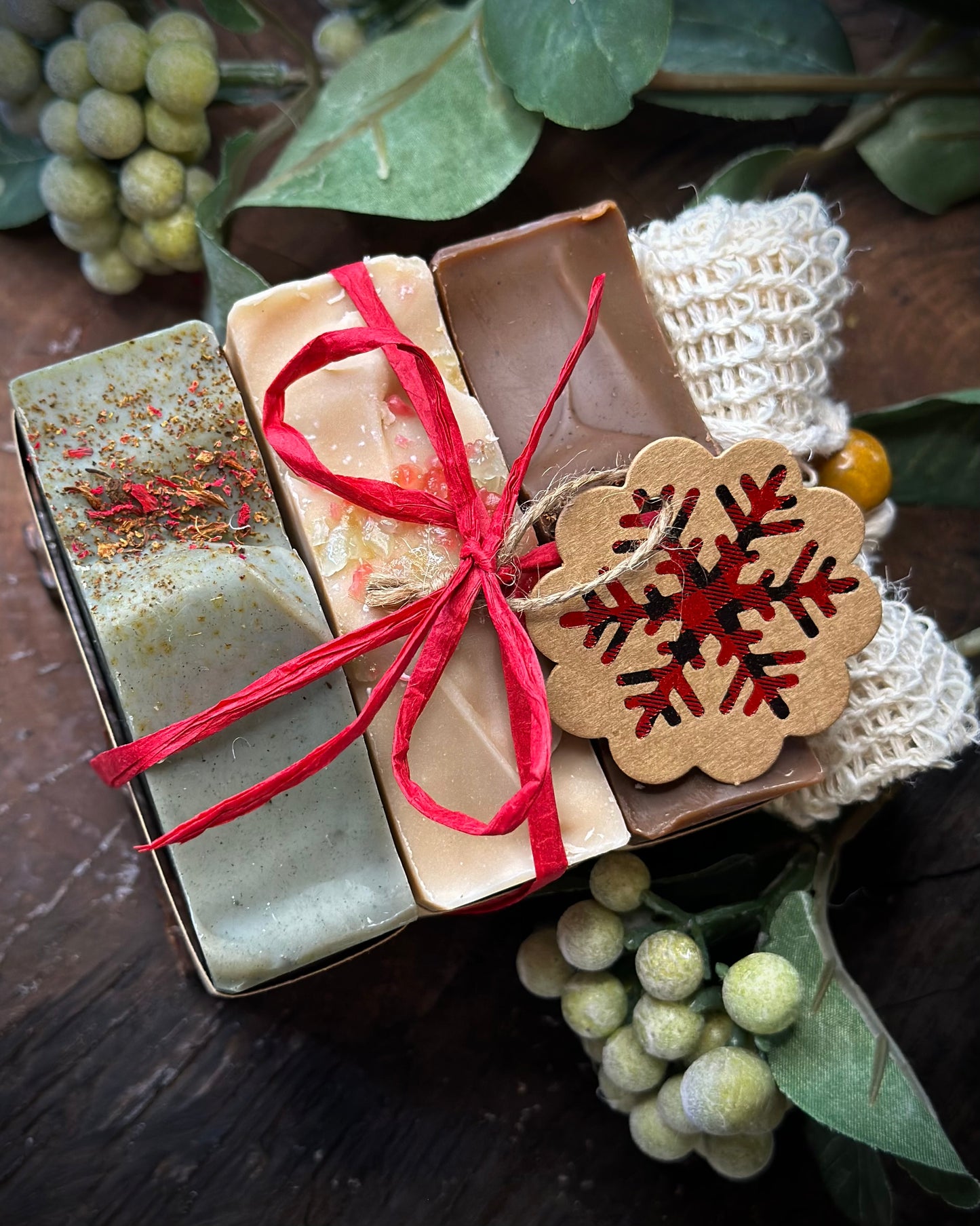 Christmas Soap Bars + Gift Set