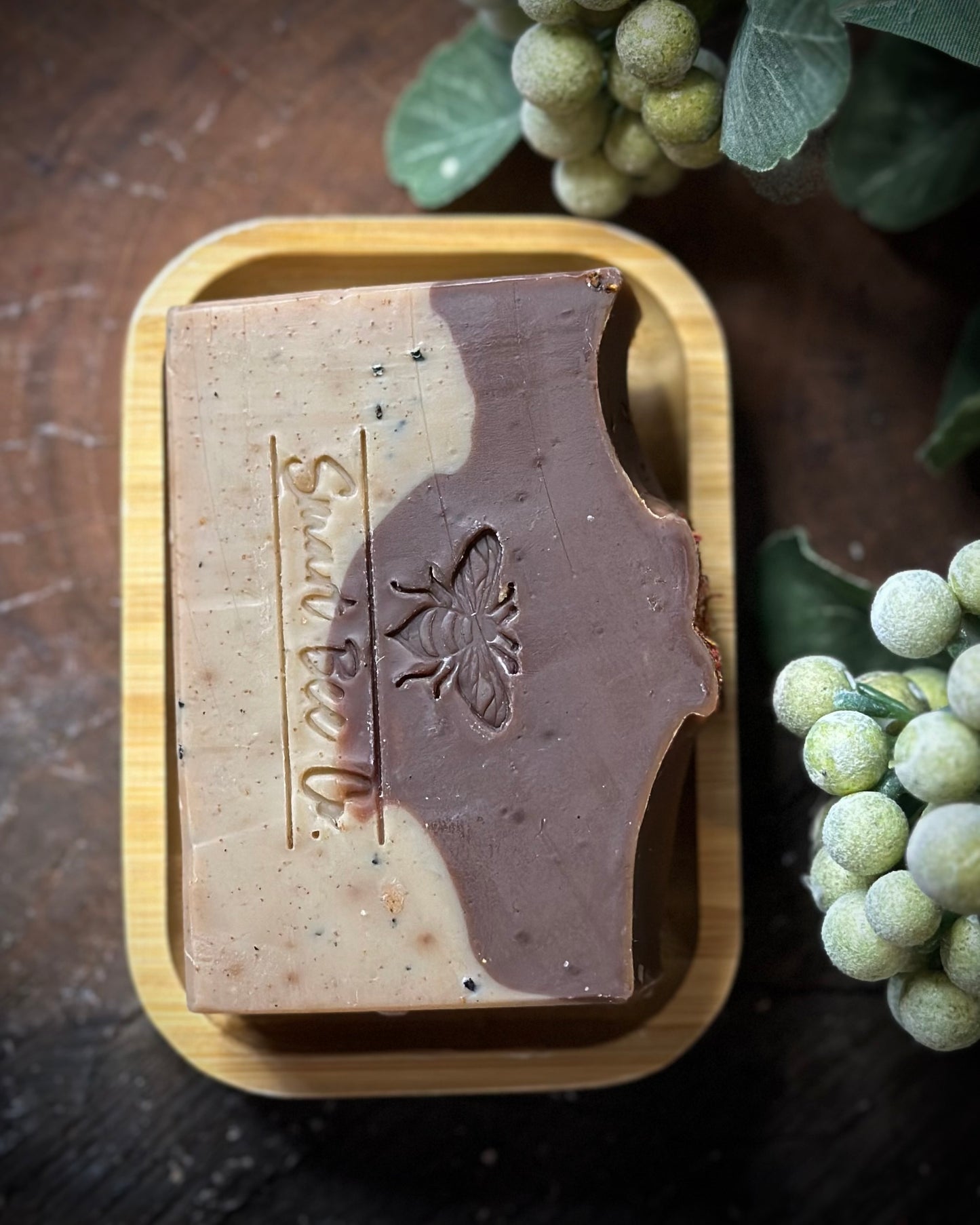 Bamboo Soap Dish Oval