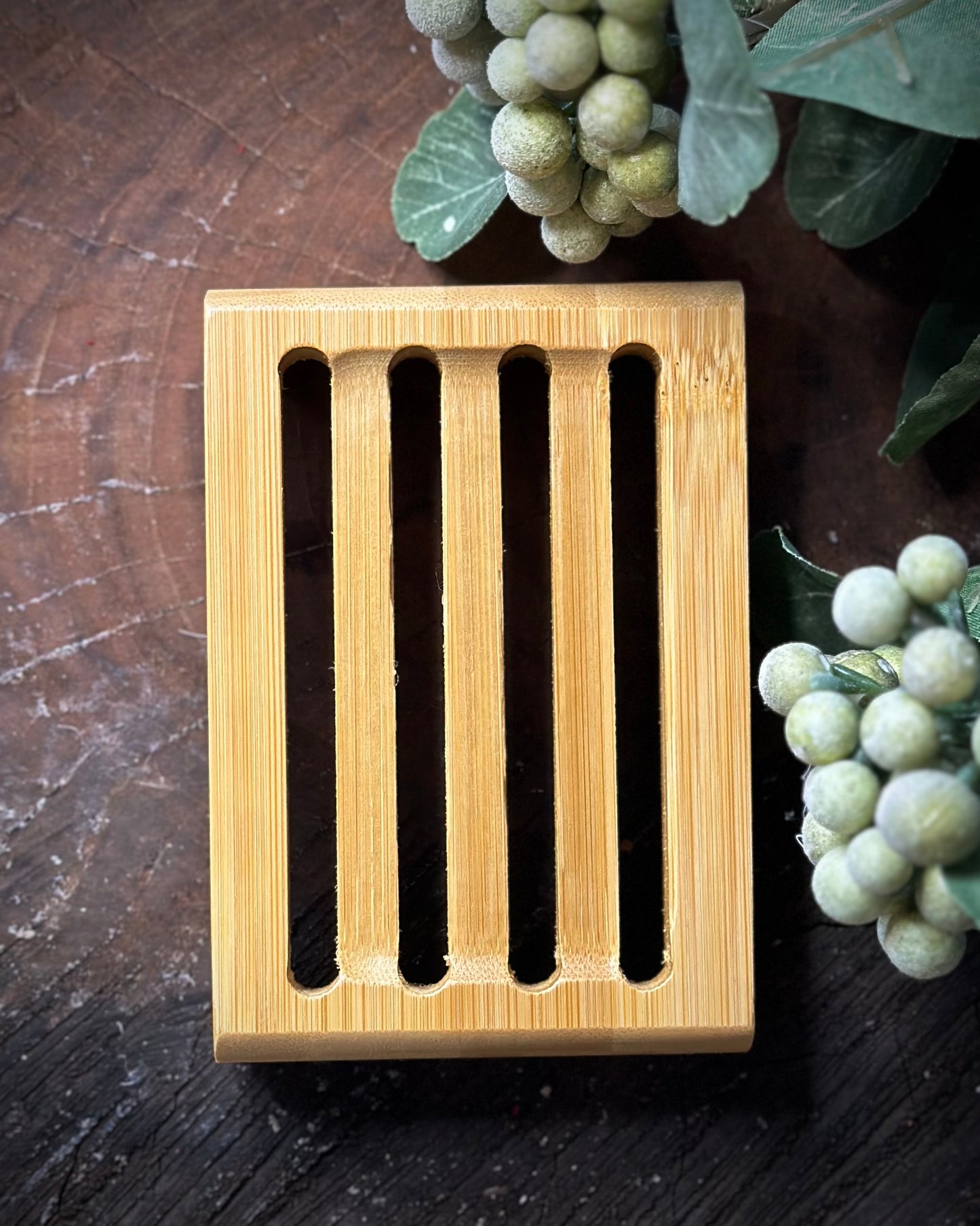 Bamboo Soap Dish Rectangle