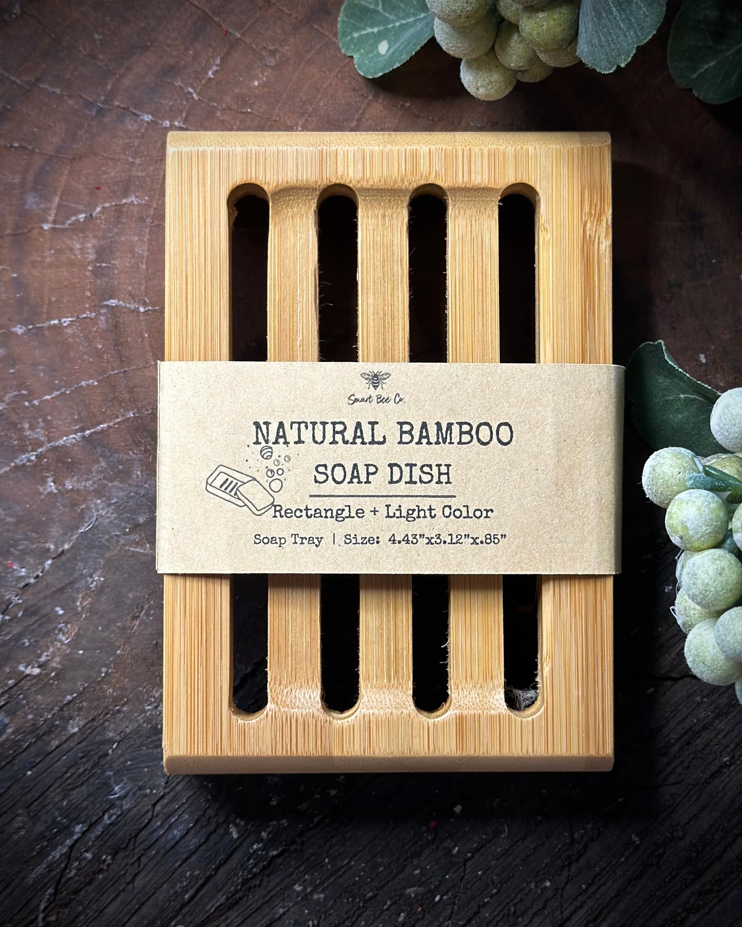 Bamboo Soap Dish Rectangle