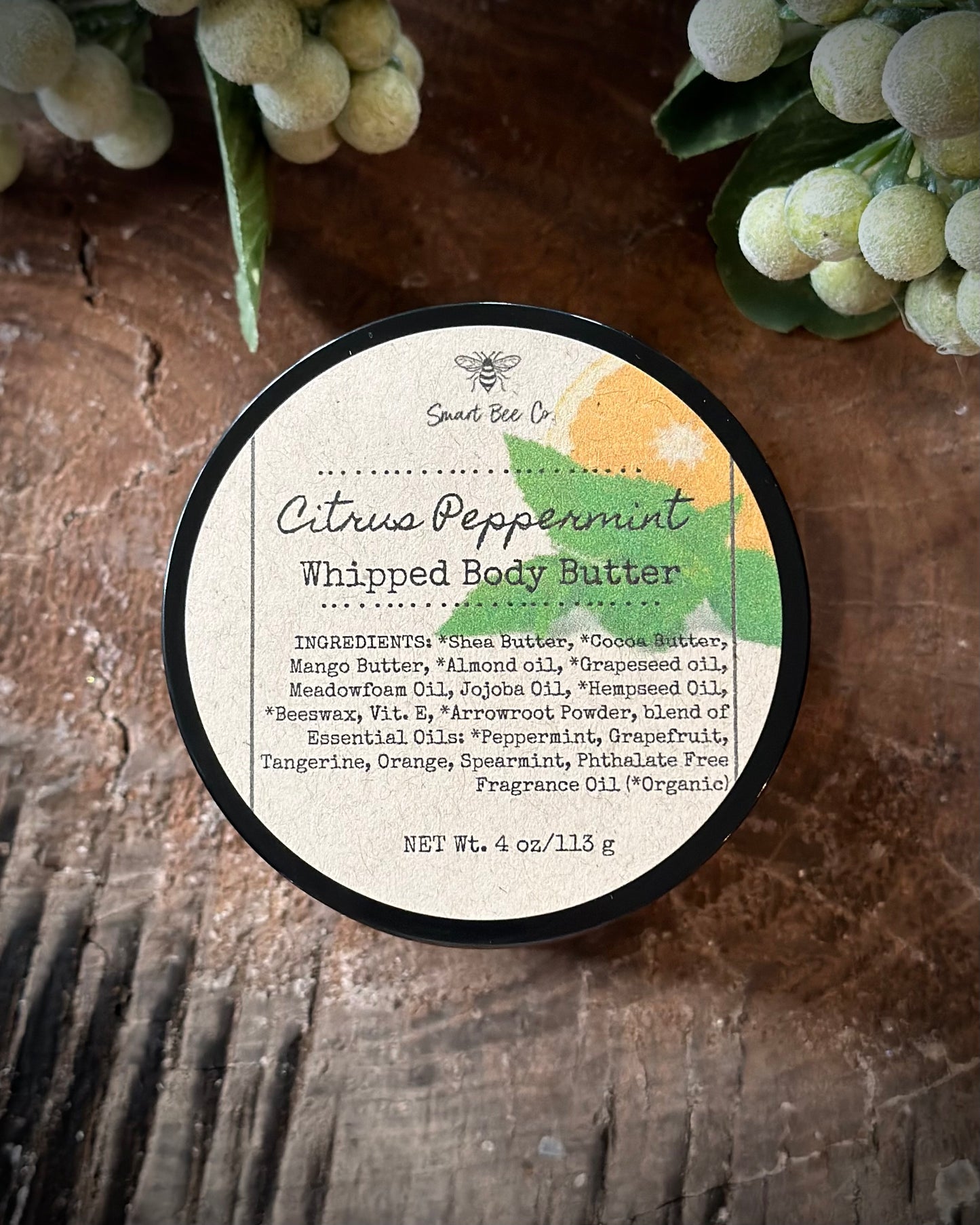 Citrus Peppermint Whipped Body Butter