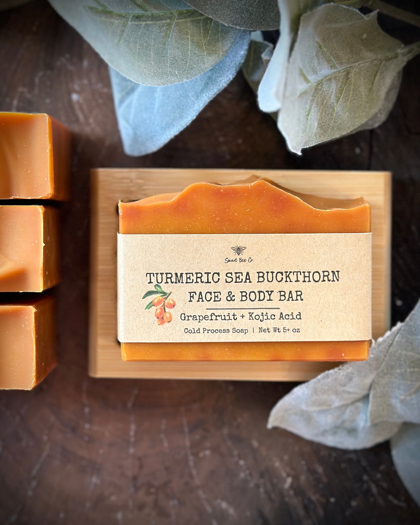 Turmeric Sea Buckthorn Face Body Soap